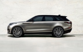 Silver SUV Range Rover side view