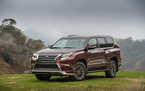 Коричневый японский автомобиль внедорожник Lexus GX 460, 2017 