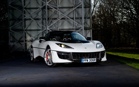 White sports car Lotus Cars
