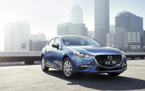 Автомобиль Mazda 3 Maxx, голубой металлик 