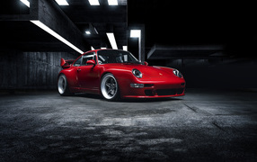 Red Car Gunther Werks 400R, Porsche 911