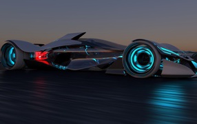 Гоночный автомобиль концепт Infiniti Synaptiq, 2029