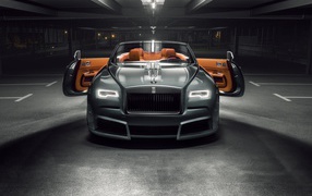 Стильный автомобиль Rolls-Royce Dawn Overdose вид спереди