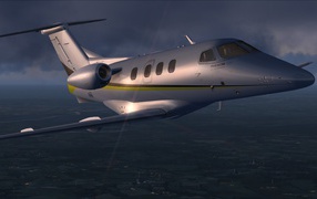 Embraer Phenom 100 in the sky