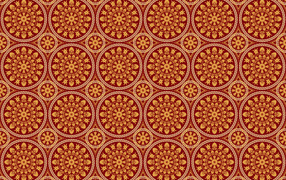 Patterned circles for the background