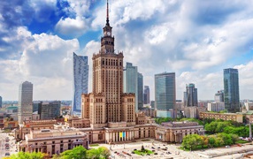 Красивый небоскреб, Дворец культуры и науки, Варшава 