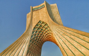 Beautiful tower of the Azadi city Tehran