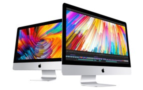 Моноблоки Apple   iMac, 2017 на белом фоне