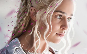 Персонаж сериала Игра престолов Дейенерис Таргариен, рисунок