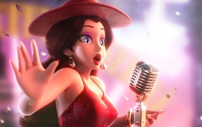 Девушка персонаж компьютерной игры Super Mario Odyssey, 2017