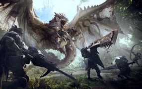 Монстры в компьютерной игре Monster Hunter World, 2018