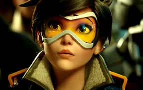 Трейсер персонаж игры Overwatch 