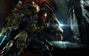 Человек в экзоскелете персонаж игры The Surge 2017 