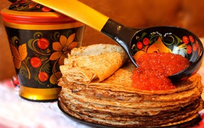 Russian feast on Shrove Tuesday