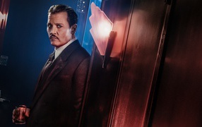 Актер Джонни Депп в новом фильме Убийство в «Восточном экспрессе», 2017