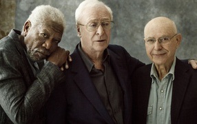 Актеры Морган Фриман, Майкл Кейн, Алан Аркин  герои фильма  Уйти красиво, 2017 