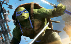 Леонардо персонаж фильма Черепашки-ниндзя 2 