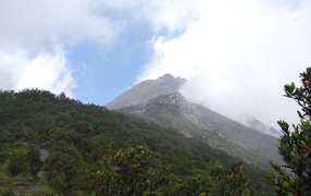 Ascent to the Merapi Volcano, Indonesia 