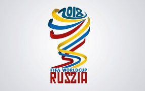 Beautiful 2018 logo World Cup in Russia 