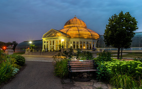 Ботанический сад Marjorie McNeely Conservatory, Миннесота. США 