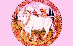 Знак зодиака Телец рисунок 