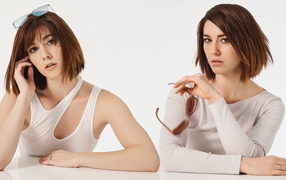 Актриса Мэри Элизабет Уинстэд фото на белом фоне 