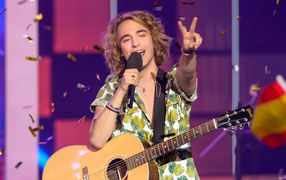 Певец Манель Наварро представитель Испании Евровидение 2017, Киев 