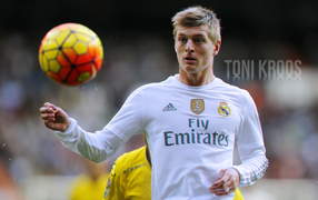 Молодой немецкий футболист клуба Реал Мадрид Тони Кроос