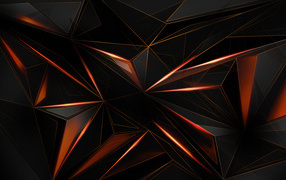 Абстрактные черные фигуры