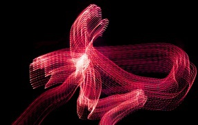 Красная абстрактная сеть на черном фоне