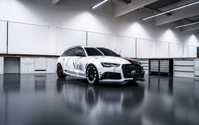 Audi ABT RS Modified racing car in the garage