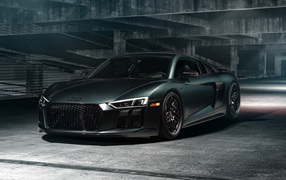 Быстрый автомобиль Audi R8 V10