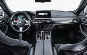 Black leather interior BMW M5 MotoGP