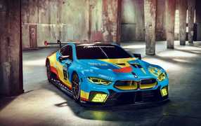 Спортивный автомобиль BMW M8 GTE, 2018