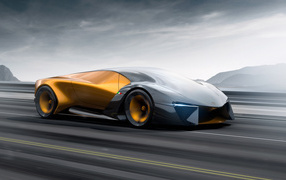Быстрый новый автомобиль Lamborghini Terzo Millennio 2019