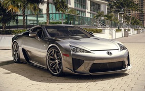 Дорогой автомобиль Lexus LFA Rain, 2019