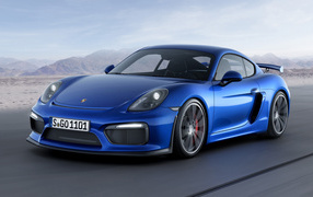 Fast Blue Car Porsche 911 GT3