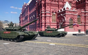 T-72 tanks on the Victory Parade