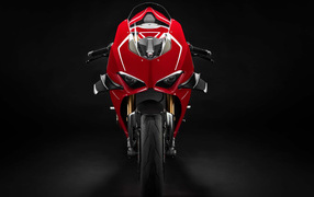 Мотоцикл Ducati Panigale V4 R 4K 2019 года вид спереди