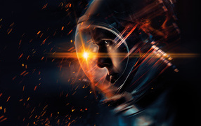 Актер Райан Гослинг в фильме Человек на Луне, 2018