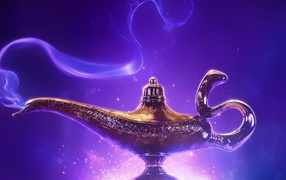 Постер фильма фэнтези Аладдин, 2019