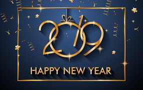 Счастливого нового года 2019 