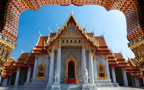 Beautiful temple in Bangkok, Thailand