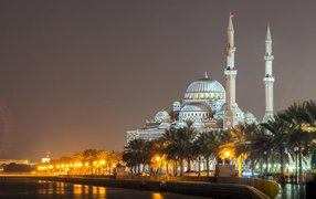Mosque Al Noor Mosque in Sharjah, United Arab Emirates