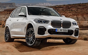 Car BMW X5, 2019 in the mountains