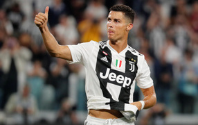 Forward Italian club Juventus Cristiano Ronaldo