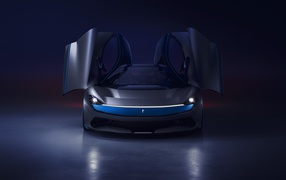 Автомобиль Pininfarina Battista 2019 года с открытыми дверями