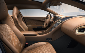 Leather interior car Aston Martin Vanquish 2019