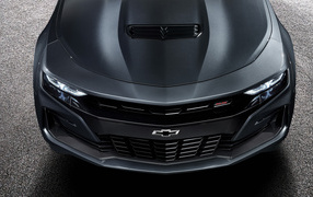 The front of the 2018 Chevrolet Camaro SS