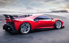 Спортивный Ferrari P80C 2019  года вид сзади